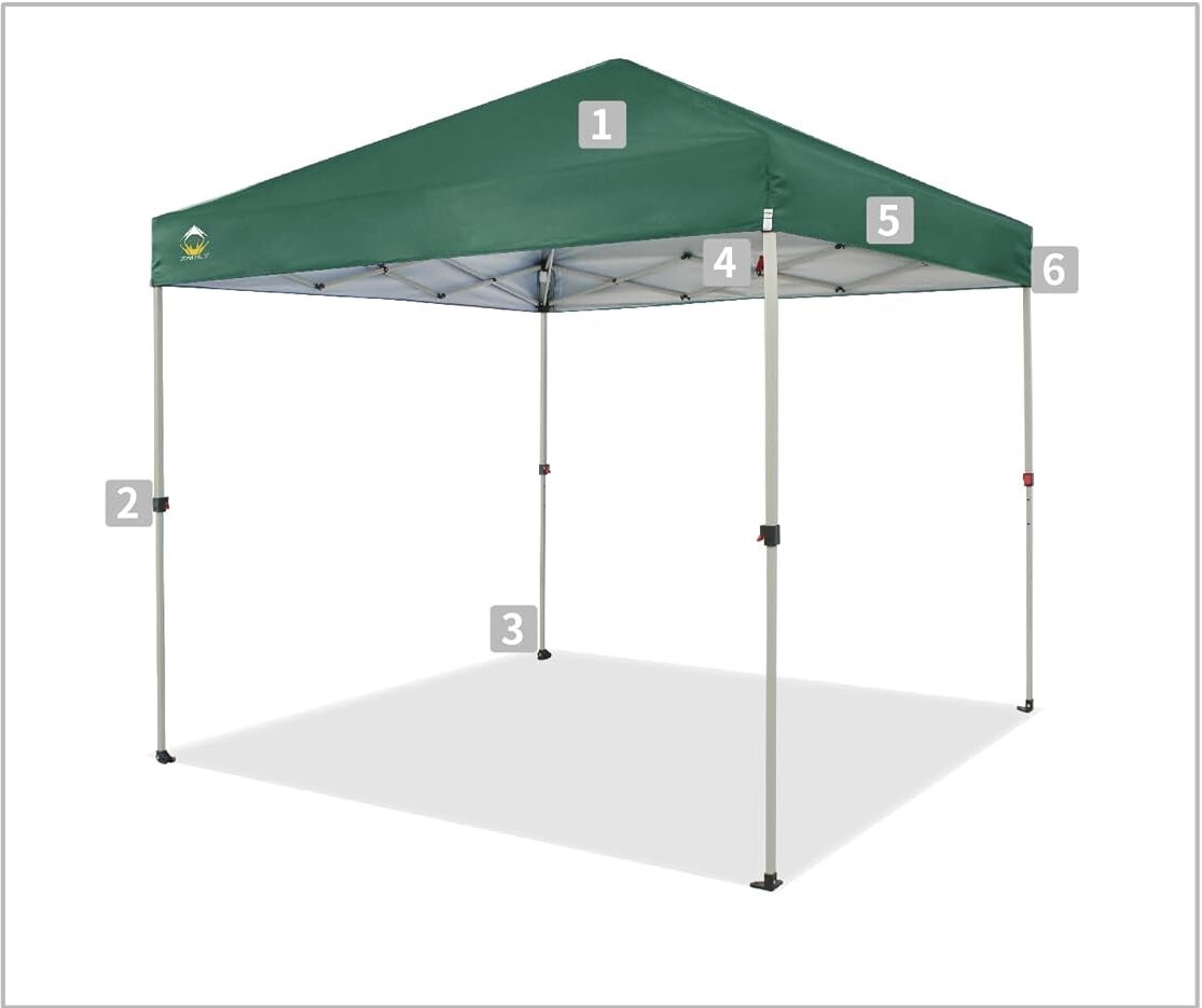 CROWN SHADES Pop Up Canopy Beach Tent