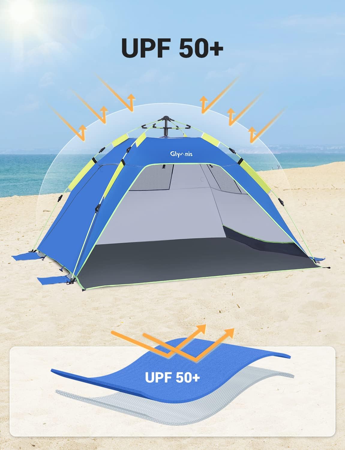 glymnis pop up beach tent review