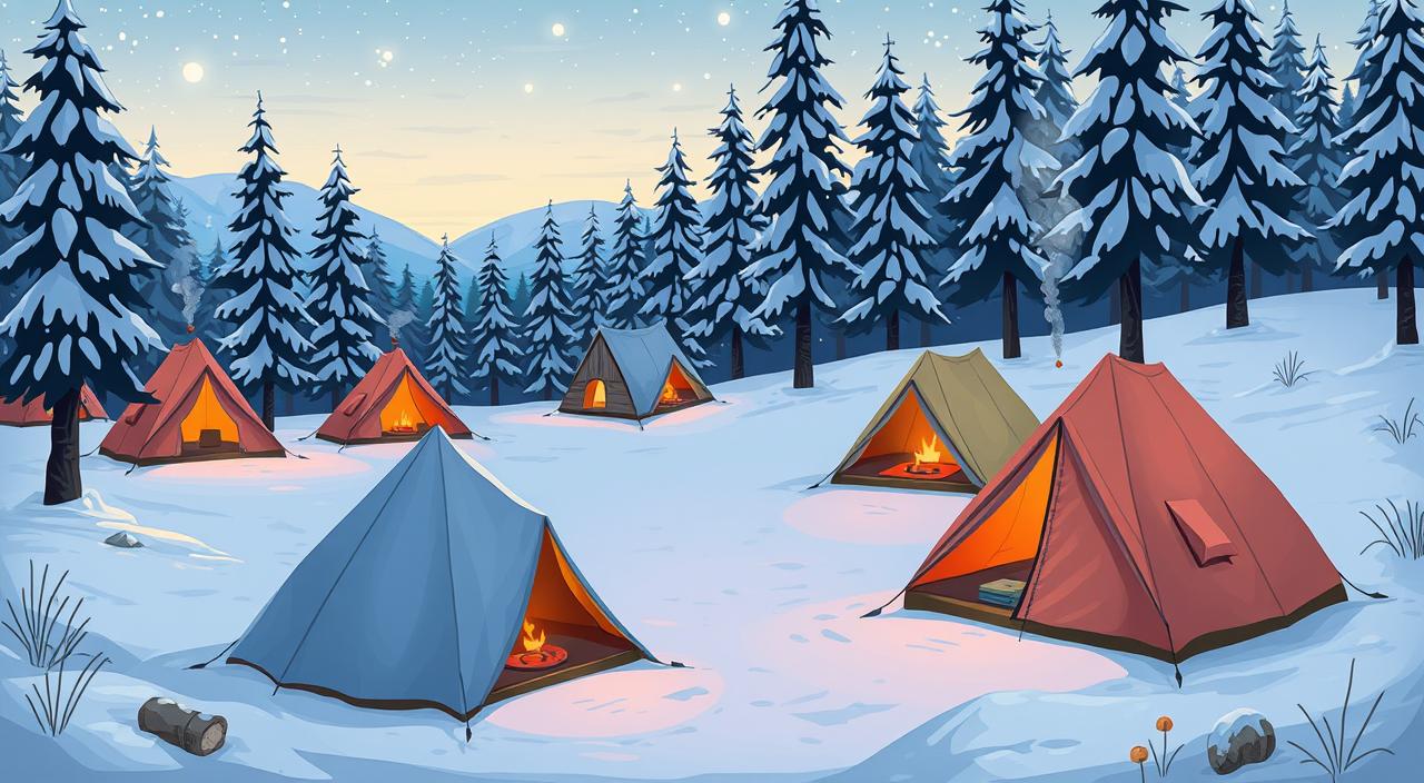 heated tents for winter