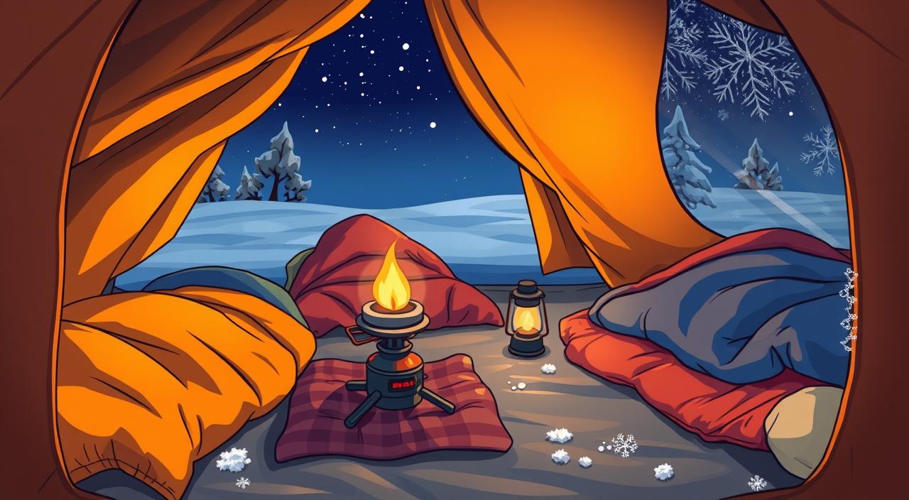 how to keep tent warm