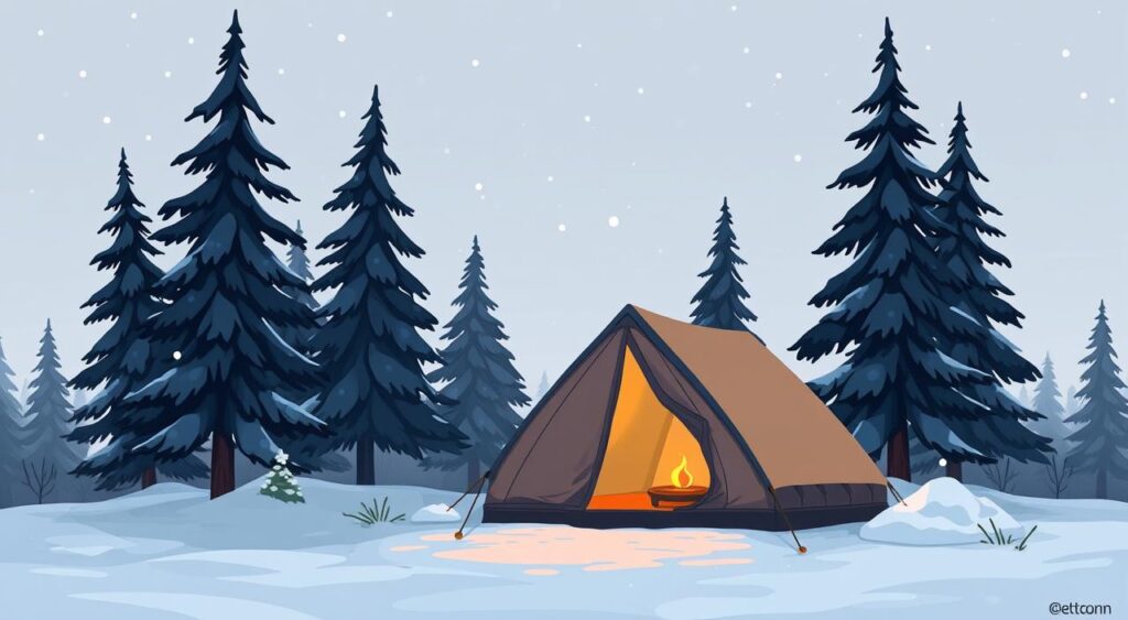 insulated tent for winter