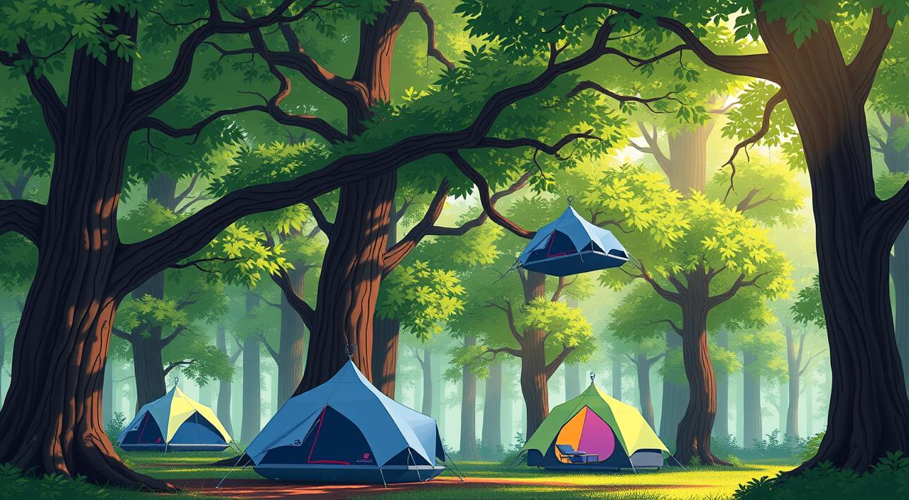 tents that hang in trees