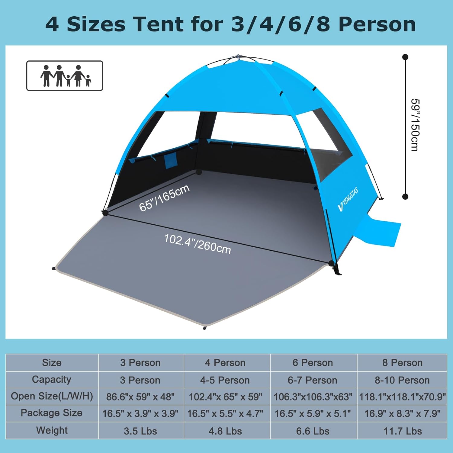 Venustas Beach Tent