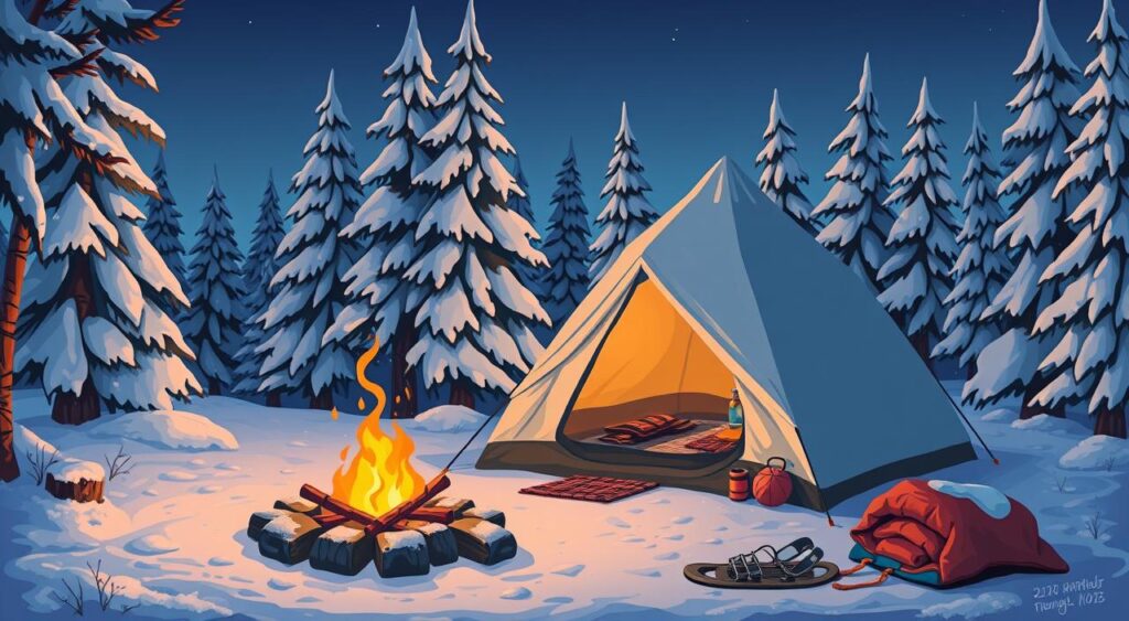 winter camping safety tips