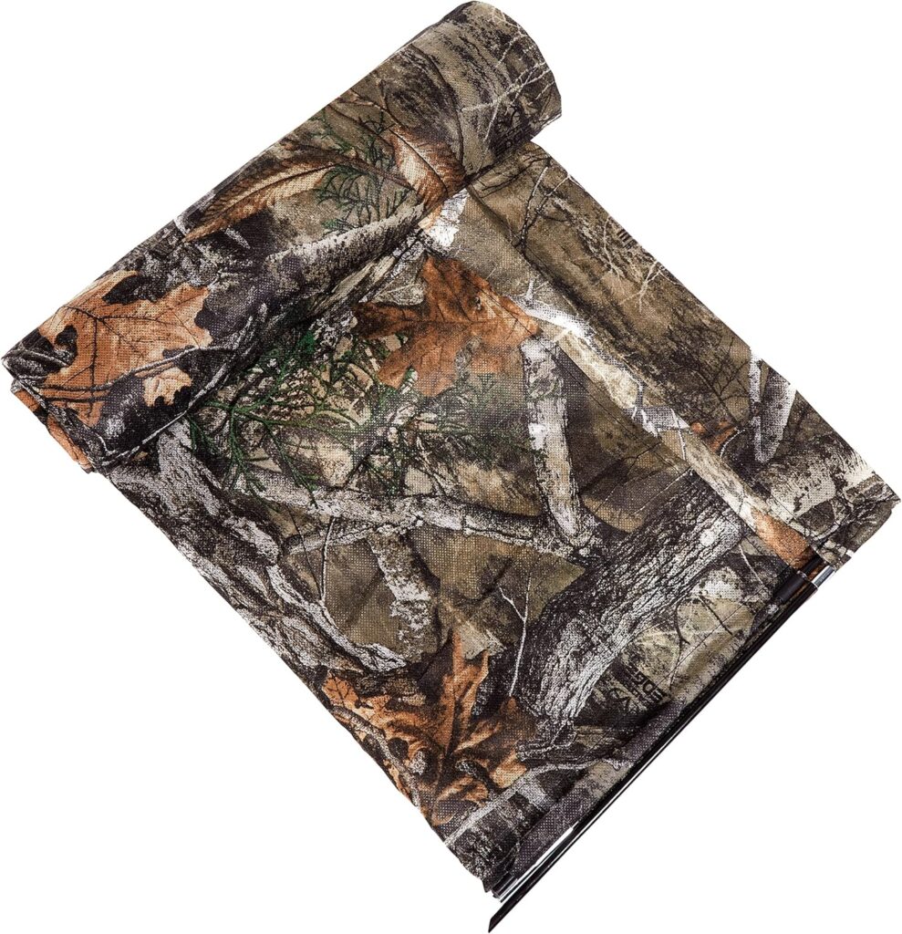 Allen Company Portable Ground Blind for Turkey and Deer Hunting - Outdoor Shooting Gear - Comes with Stakes for Easy Set Up - Realtree Edge Camo - 10 L x 27 H