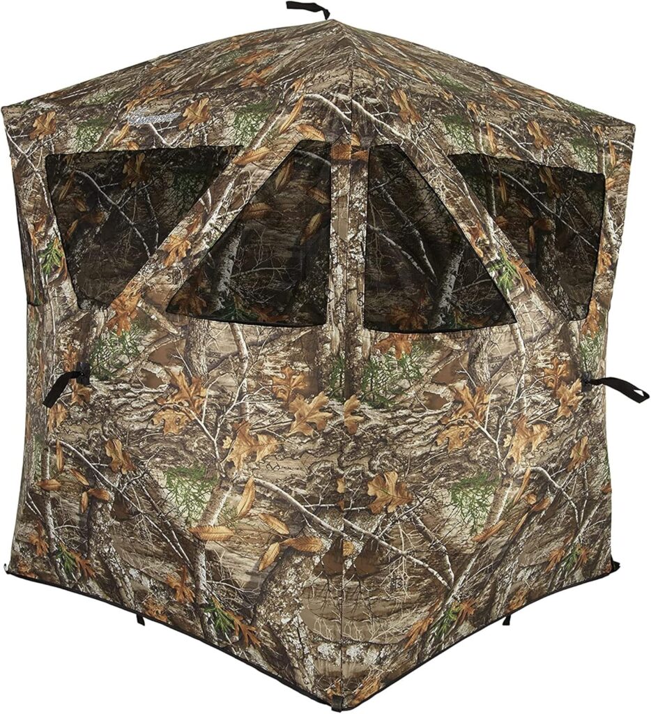 Ameristep Care Taker Kick Out Pop-Up Ground Blind, Premium Hunting Blind