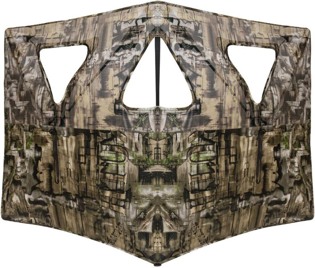 Primos Hunting Double Bull Stakeout Blind with SurroundView, Portable with Carry Bag in Truth Camo 65158