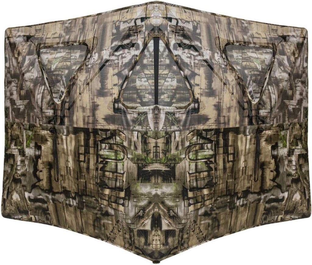 Primos Hunting Double Bull Stakeout Blind with SurroundView, Portable with Carry Bag in Truth Camo 65158